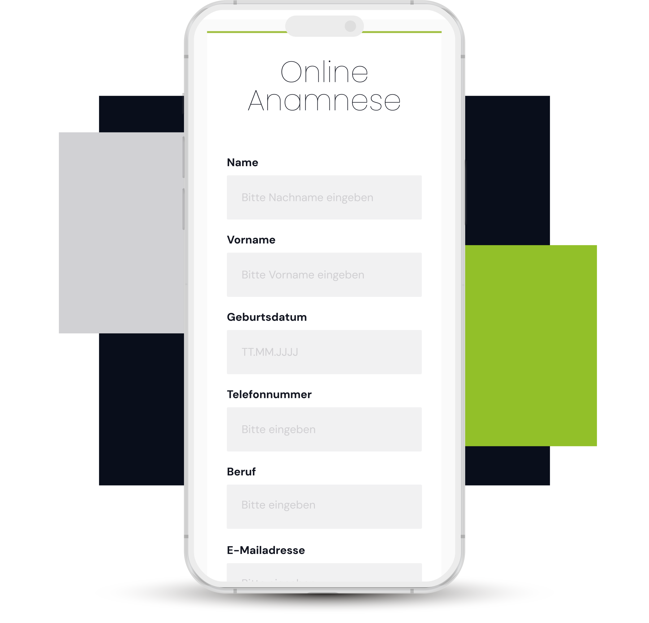 online anamnese Mockup2 online anamnese Mockup2